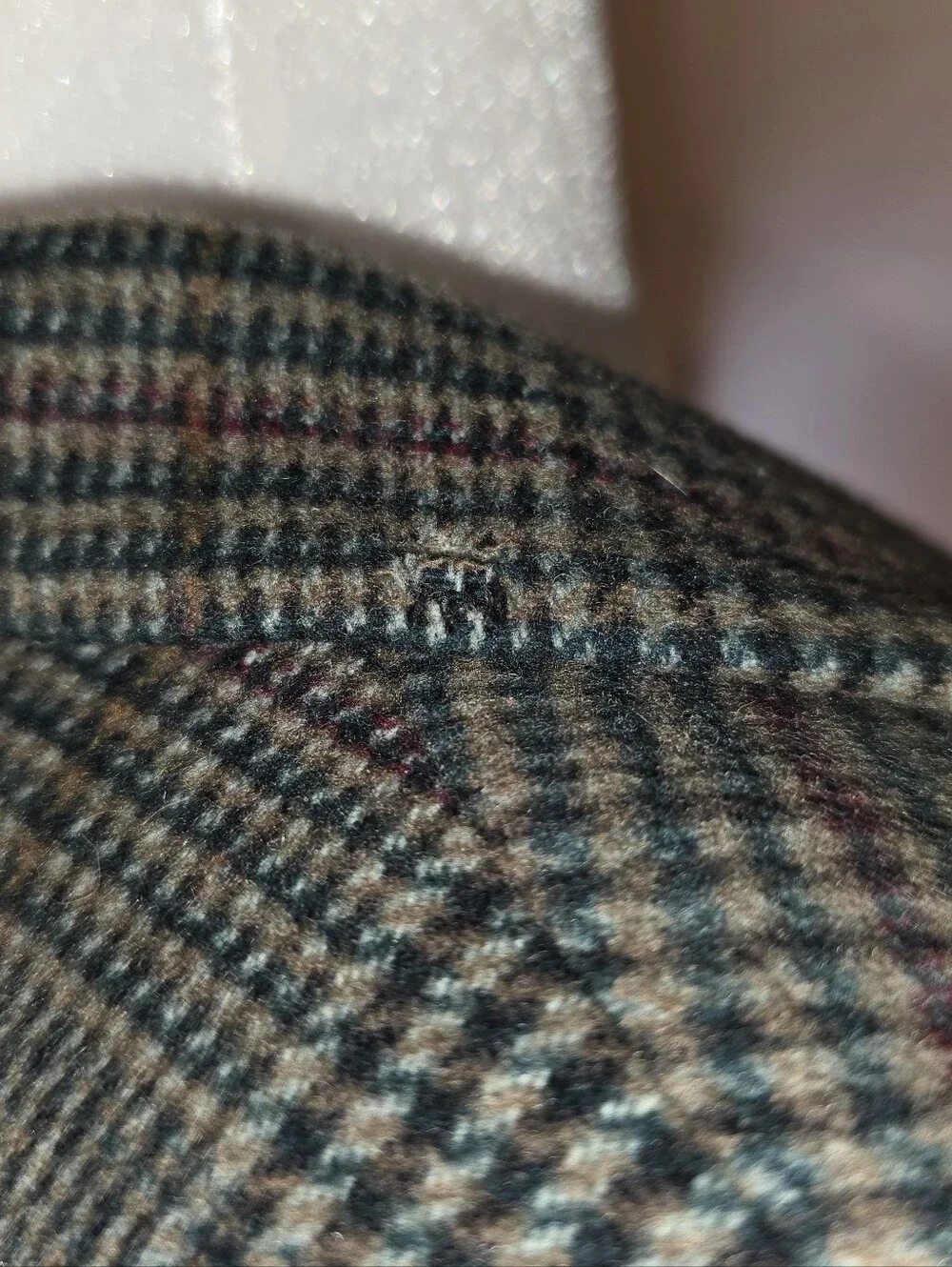 L.L. Bean Vintage Women's Brown and Gray Glen Plaid Sport Coat Blazer Size 12R